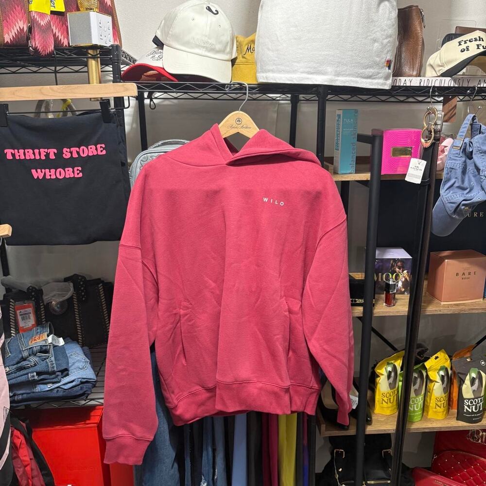 Wilo pink hoodie loungewear cozy